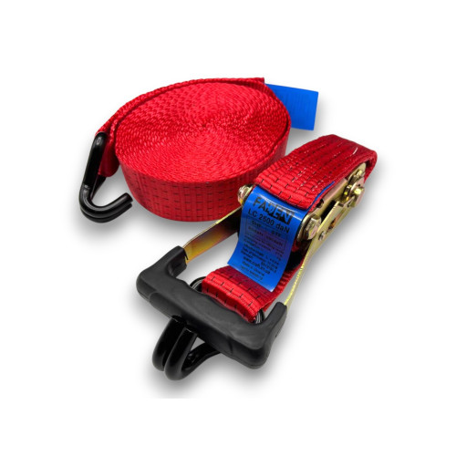 Ремінь стяжний FADEN 5т 12м (гумова ручка)